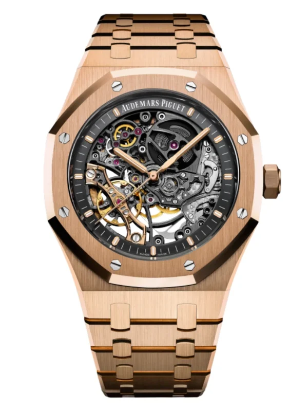 Audemars Piguet Royal Oak 15407OR.OO.1220OR.01 Skeleton Double Balance Openworked