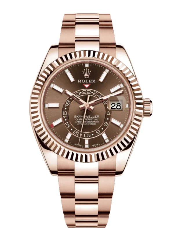 Rolex Sky-Dweller 326935 Rose Gold Chocolate Dial